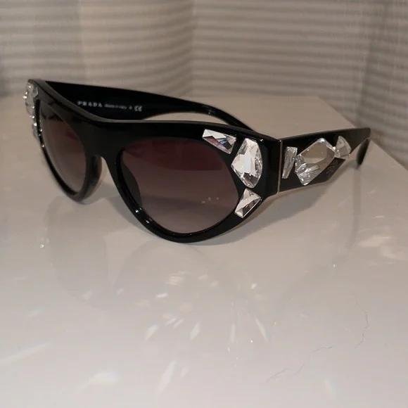 Prada Accessories Prada Crystal Voice Sunglasses Poshmark